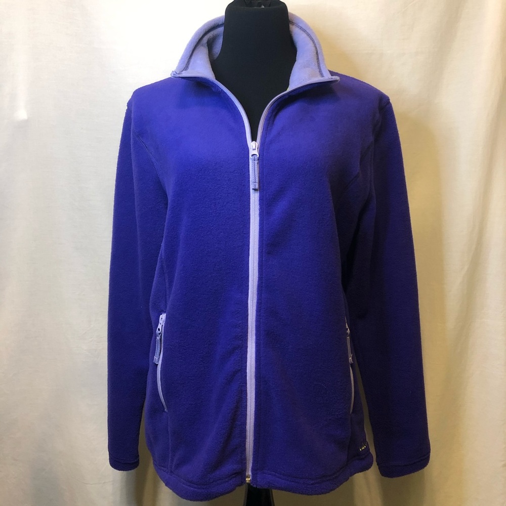 Cabela’s Purple Fleece Zip Up Jacket - Size Large